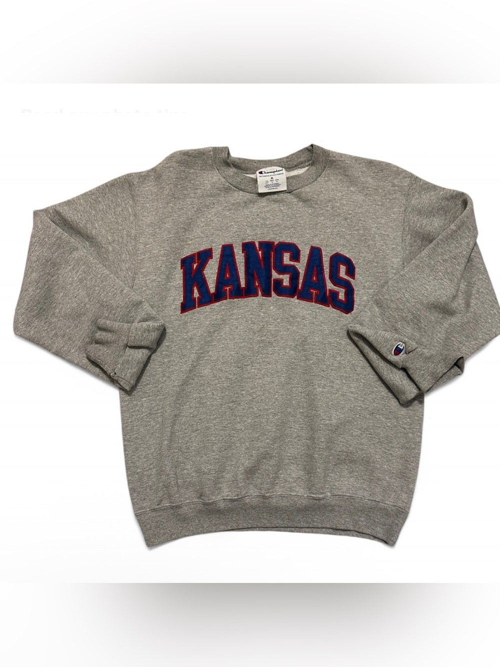 Champions Kansas logo embroidered sweatshirt